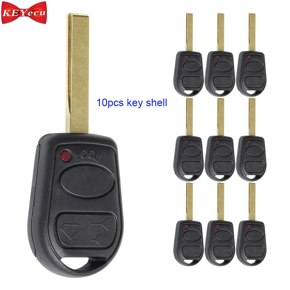 KEYECU 10 шт. для Land Rover Range L322 HSE Vogue 2002 2006 удаленный Автомобильный ключ корпус Корпуса