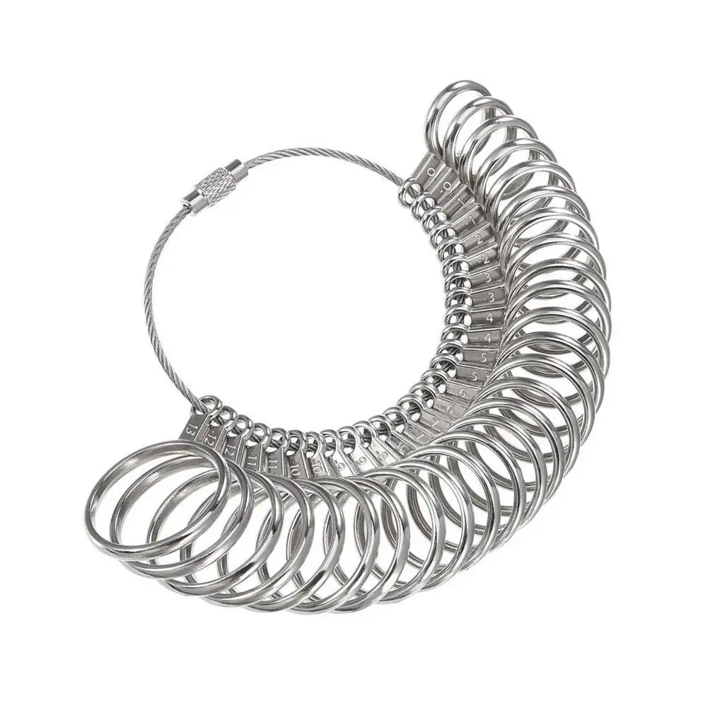 Новый дизайн набор колец размера r ювелирные изделия кольца измерительный