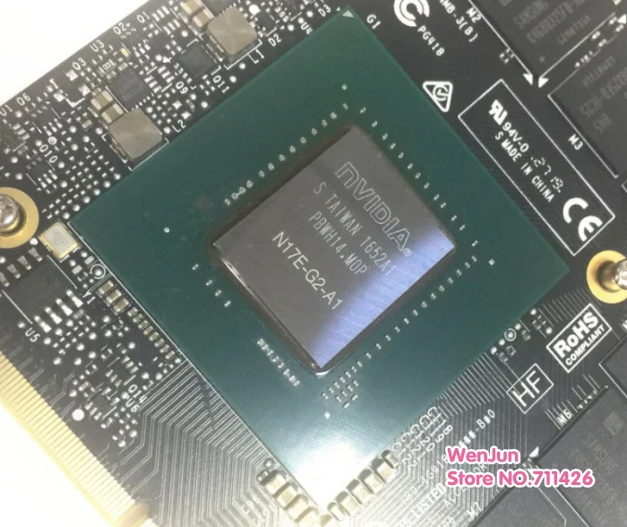 Оригинальная новая видеокарта для nVIDIA GeForce GTX 1070M 8G N17E G2 A1 Sli gtx1070m GDDR5 Dell Alienware18X/ MSI