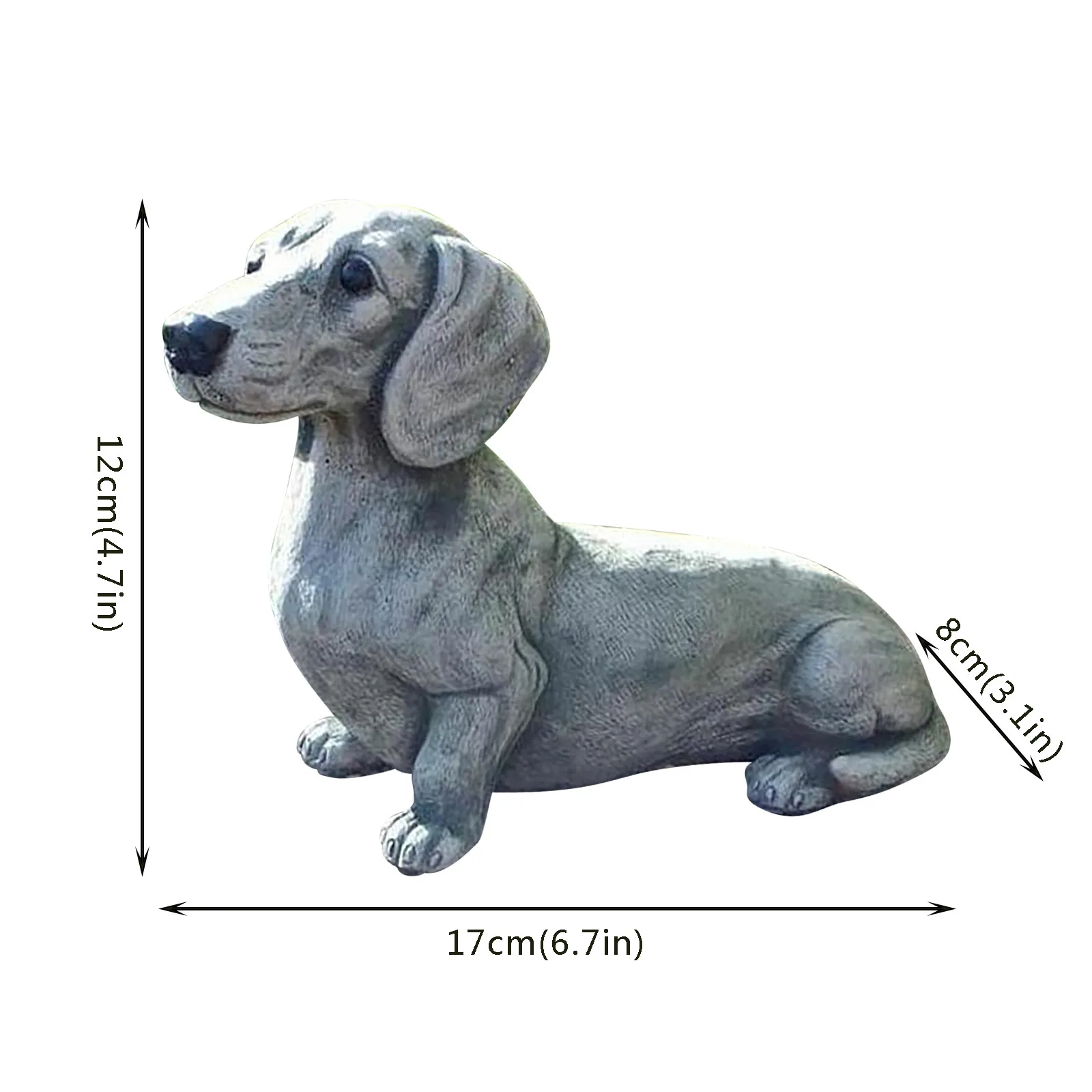 

Outdoor Garden Decoration Resin Cute Gardening Decoration Dog Statue Ornament Sculpture Garden Ornaments Garden Accessories