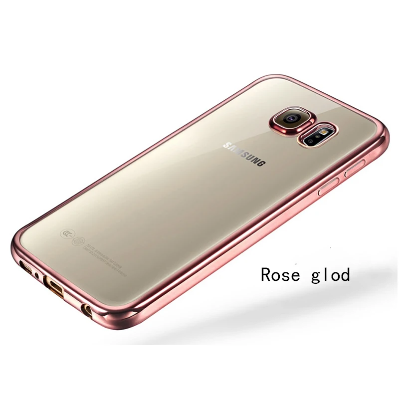 Cases For Samsung Galaxy S9 PIus S10 Lite A7 A9 2018 A10 A20 A30 A40 A50 A60 A70 M10 M20 M30 Plating TPU Soft Silicone Cover |