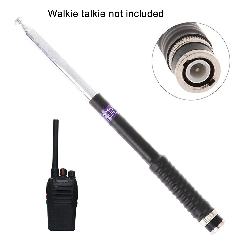

FP10120 VHF Vertical Portable Telescopic Antenna Two Way Radio Extendable Replacement Part Single Band For IC-V8 V80 IC-U82
