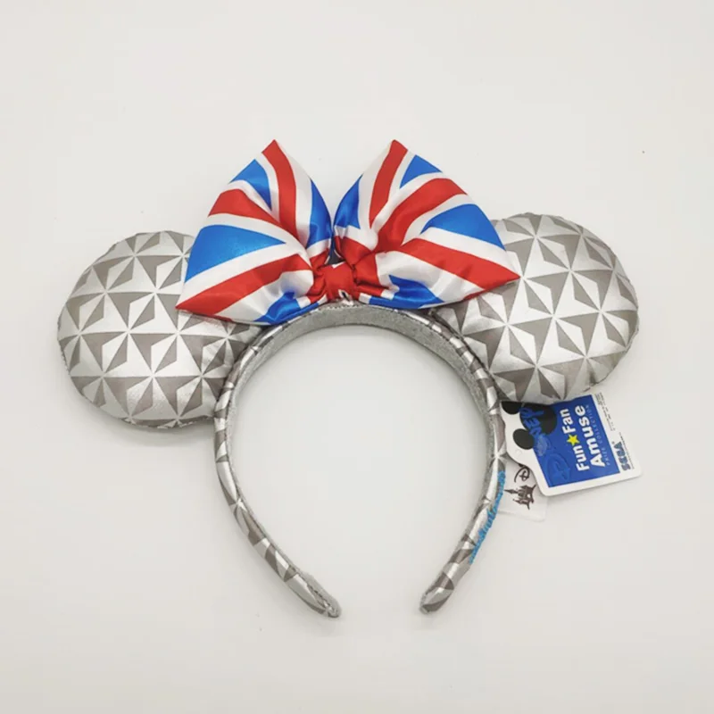 C Disney маленький мир оголовье уши Микки милый мультфильм шаблон девочка игрушка головной убор День Рождения украшения, рождественские подарки - Цвет: C