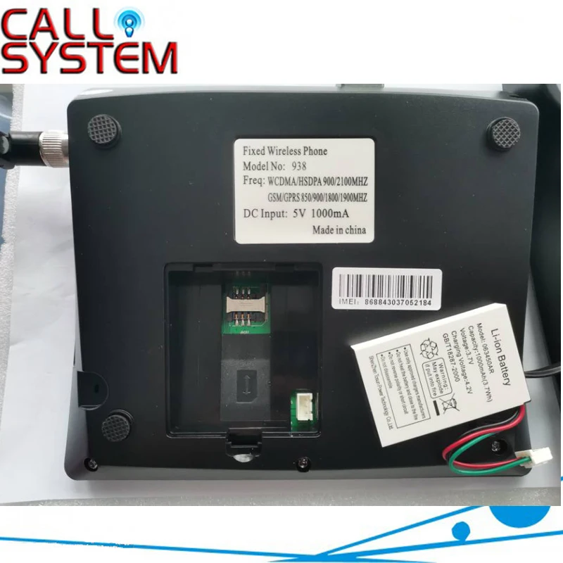Фиксированный беспроводной Настольный телефон 3G GSM 850/900/1800/1900 с поддержкой