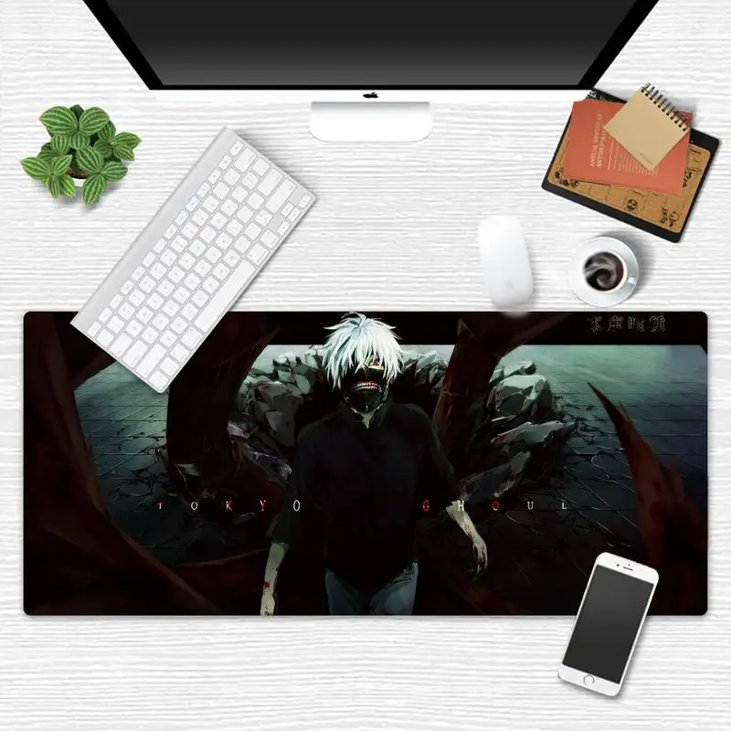 

Tokyo Ghoul anime Speed Mice Retail Small Rubber Mousepad Game Office Work Mouse Mat pad X XL Non-slip Laptop Cushion mouse pad
