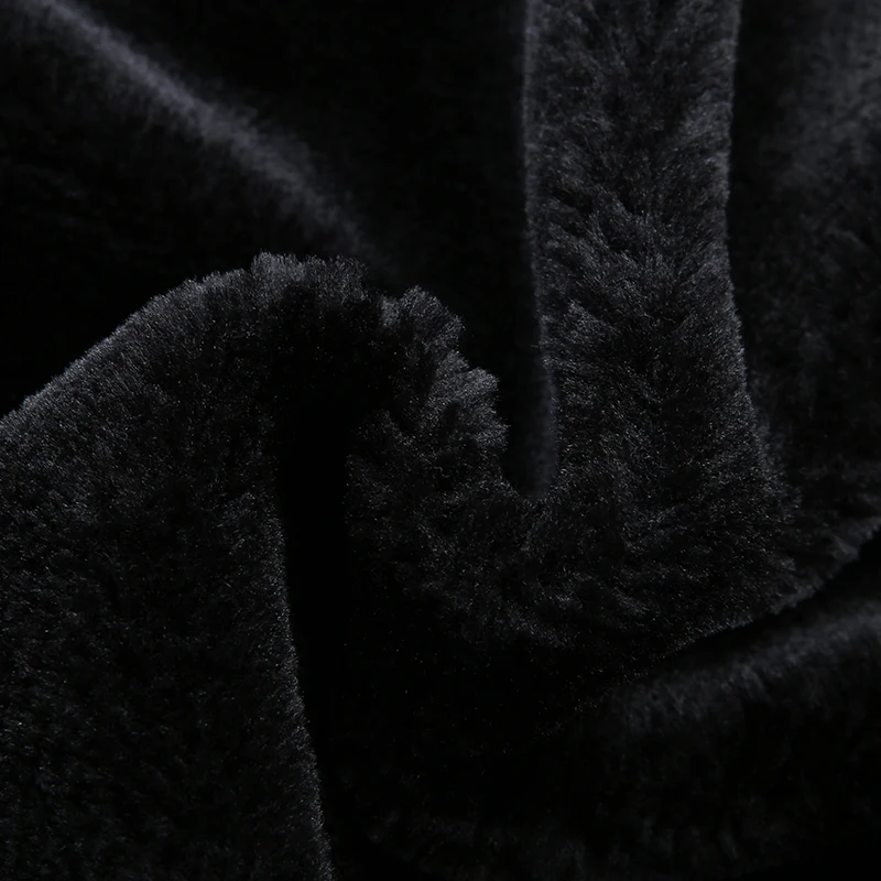 Мужская кожаная куртка из натуральной овечьей кожи с меховым воротником|Куртки