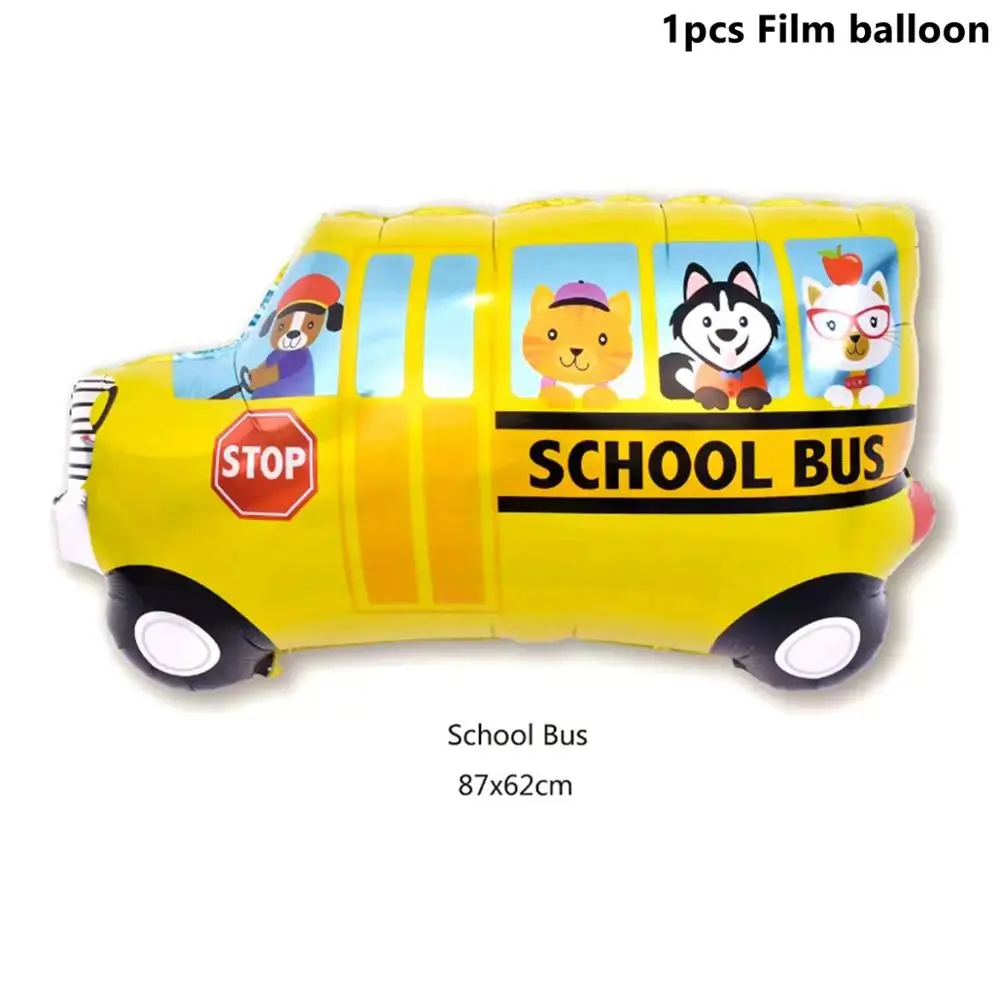 Foil Balloons 6 Taoup 10 шт. автомобильные воздушные шары для грузовиков латексные строительные машины тематические вечерние украшения для вечеринки на день рождения для мальчиков - Цвет: Foil Balloons 6