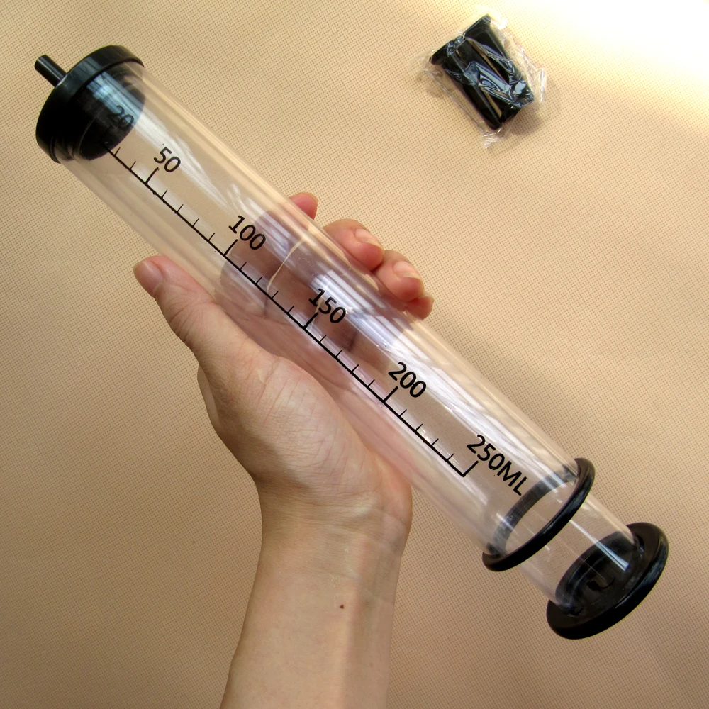 Анальная клизма очиститель Большой Шприц для вагины 250 мл медицинская пробка