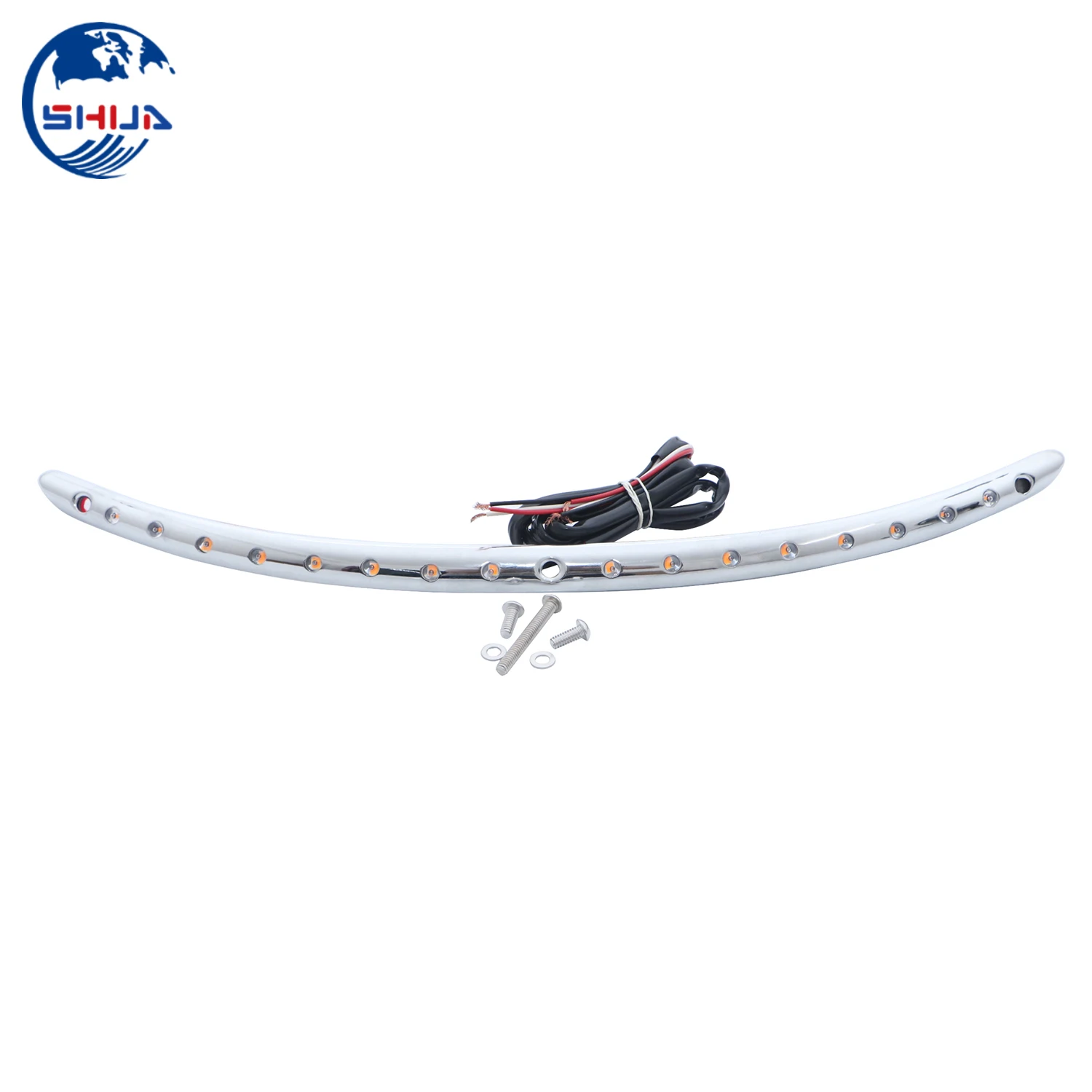 Motorcycle Windshield Trim Turn Signal LED Light Chrome For Harley Touring Electra Glide Street Ultra Limited 2014-2016-18 | Автомобили и