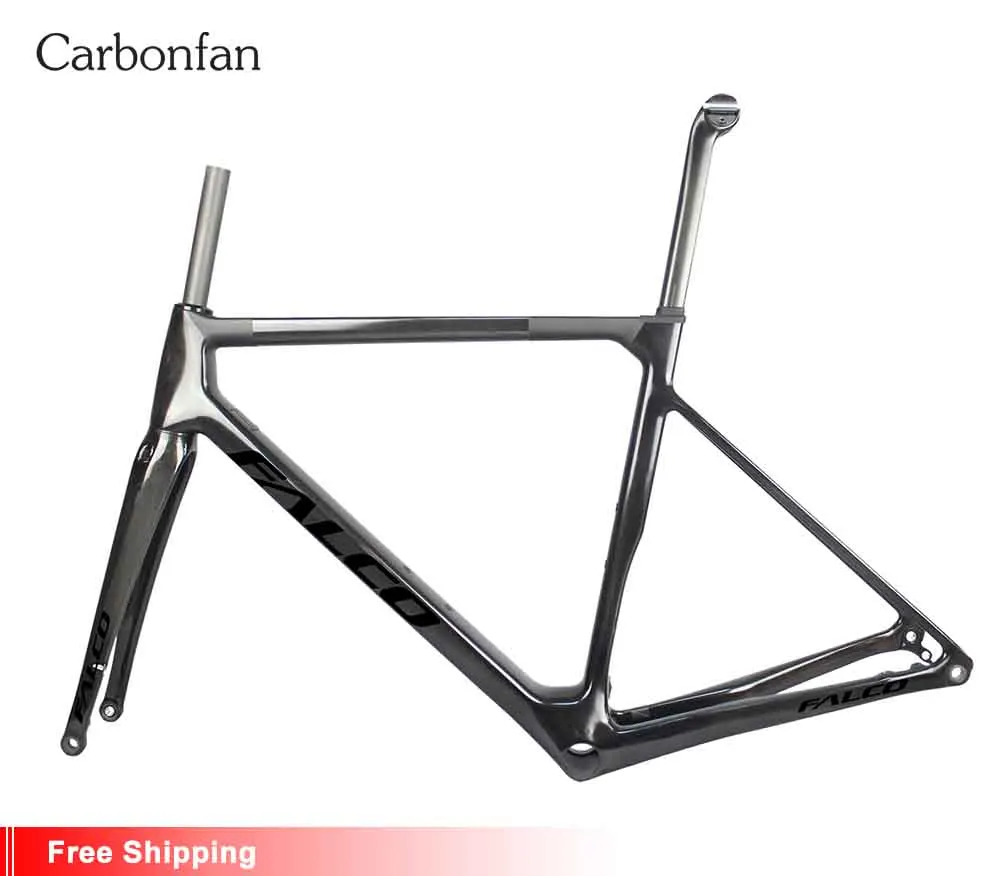 Carbonfan T1000 карбоновая дорожная рама 700c супер легкий диск тормозной дорожный велосипед набор Рам BB86