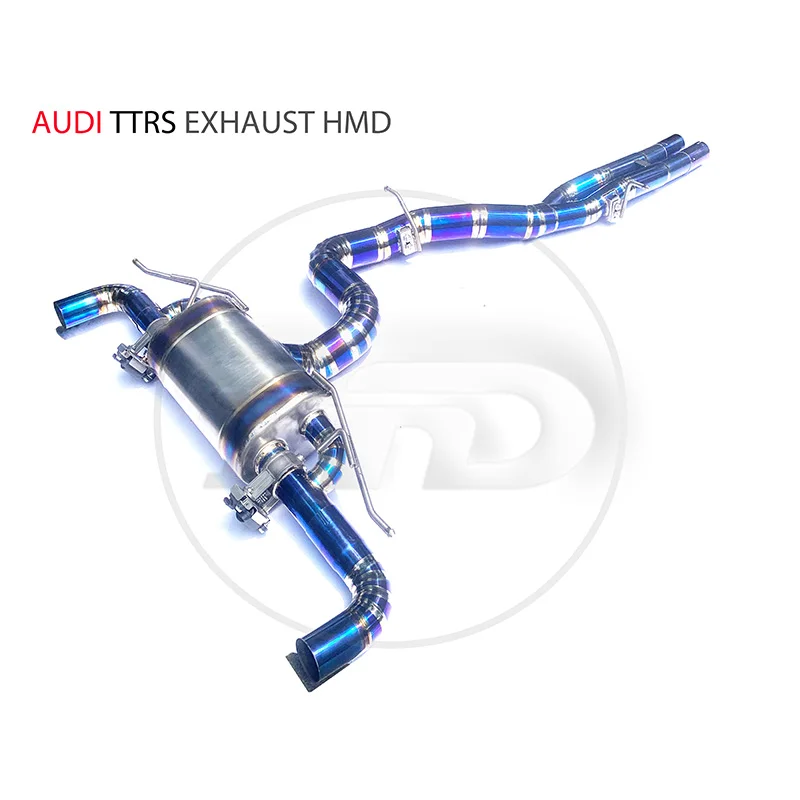 Выхлопная труба из титанового сплава выпускная коллектора для Audi TTRS глушитель с