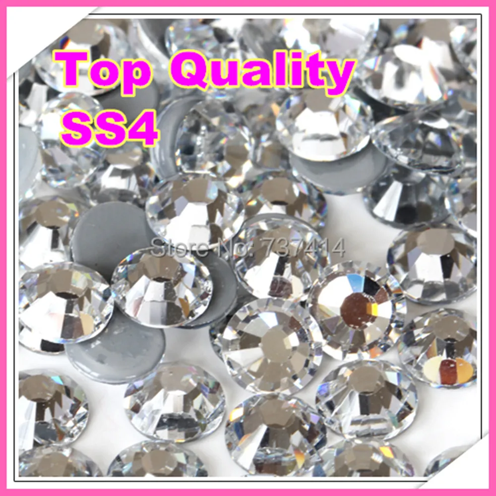 SS4 мини-размер лучшее качество Горячая фиксация стразы более блестящие яркие