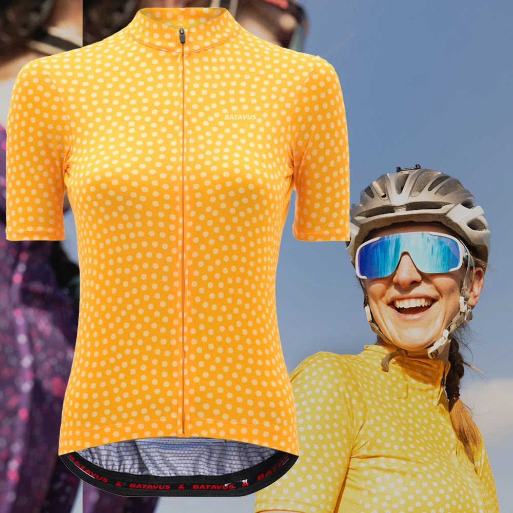 

Women's Cycling Jersey Short Sleeve Black Gray Pink Yellow Green Shirt Road Racing Bicycle Clothing Wear