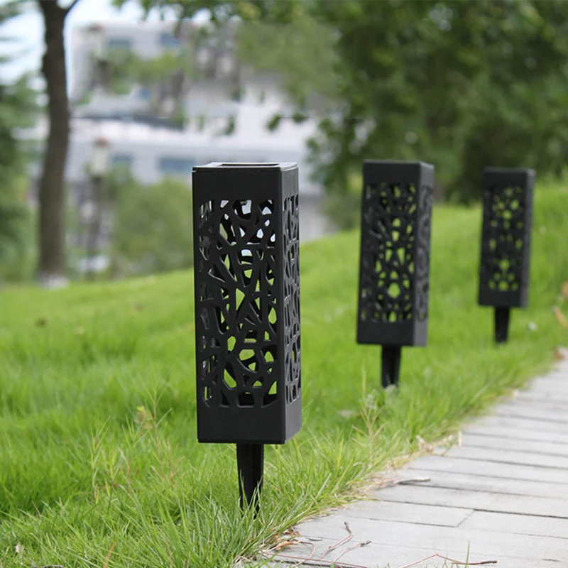 

Newly Creatives Light Control Induction Lawn Garden Light Hollow Outdoor Waterproof Solar Light MK