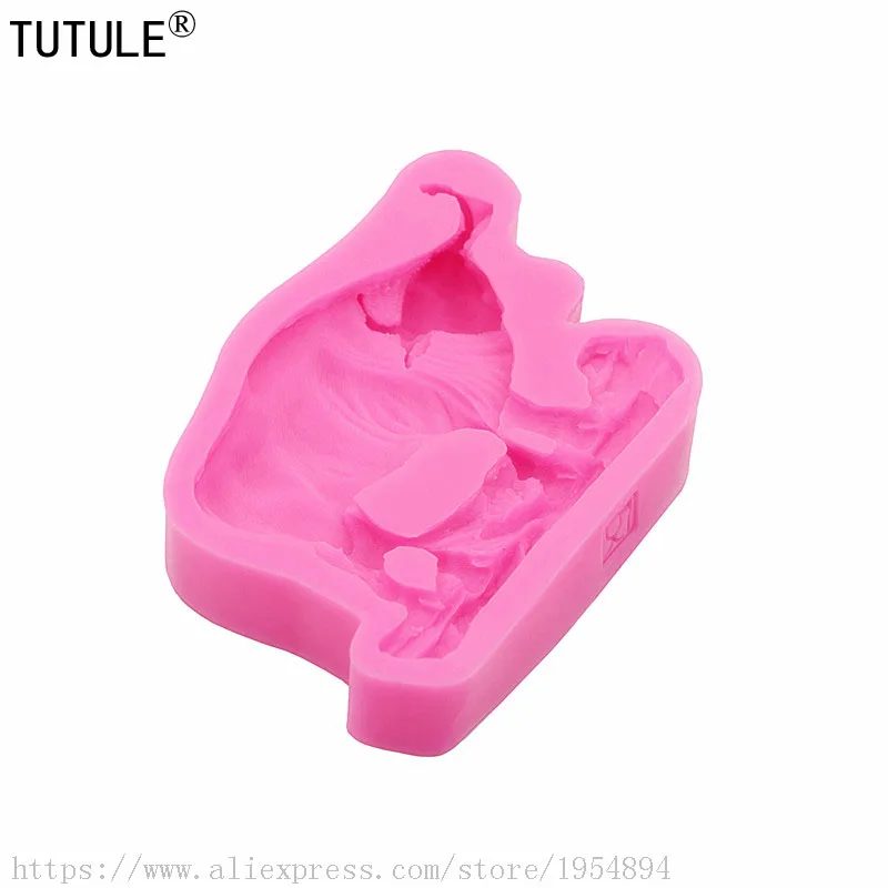 Силиконовая форма для мыла и свечей буйвол силиконовая блестящая голова