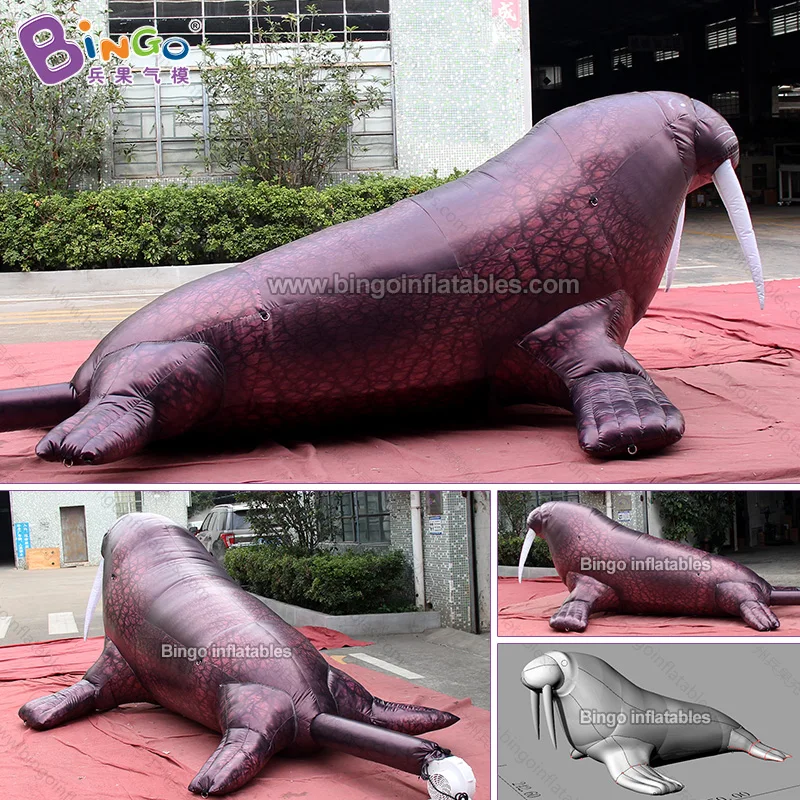 Тема океана надувная морская черепаха для украшения/надувная моржа/воздушные