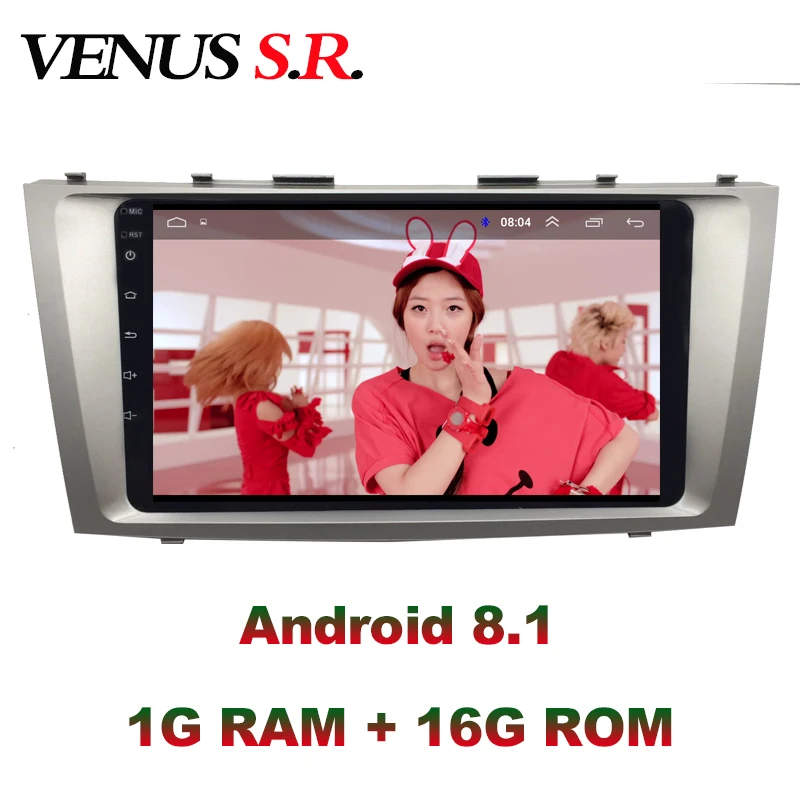 Автомобильный dvd-плеер VenusSR на Android 8 1 2.5D для Toyota Camry Radio 2006-2011 мультимедийное радио