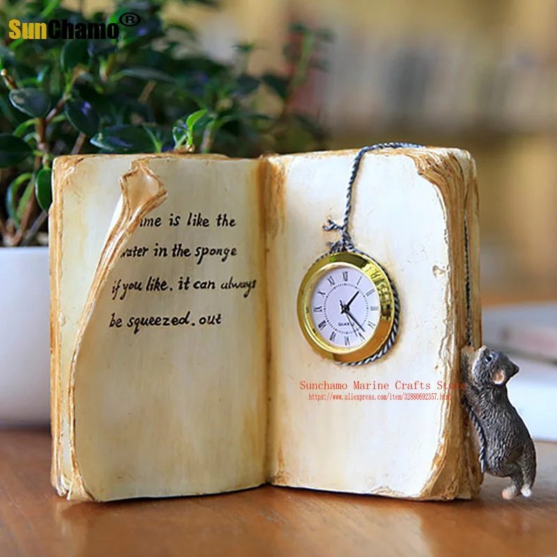 Фото Скандинавские животные книги часы кабинет письменные столы креативные подарки
