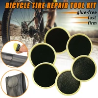 6pcs10pcs bike tire patches fast repair tools without glue mountainroad bike tyre inner tube repair patches xqmg hand tool set