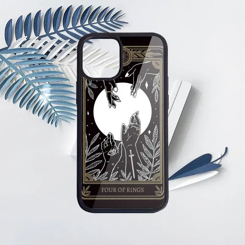 

Death Tarot Phone Case for iPhone 11 12 pro XS MAX 8 7 6 6S Plus X 5S SE 2020 XR Hard PC