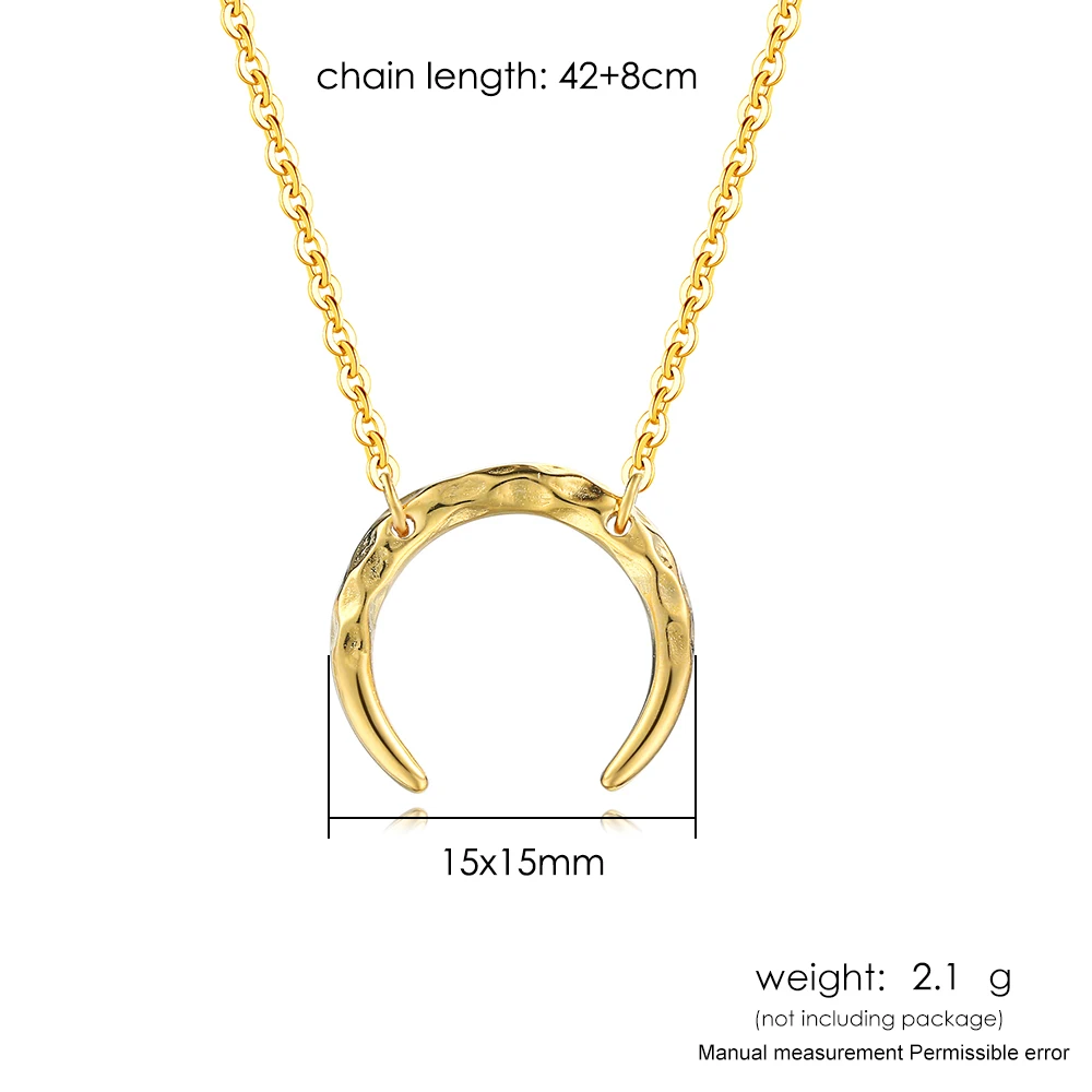 Женское Ожерелье-чокер из серебра 925 пробы с подвеской в виде полумесяца |