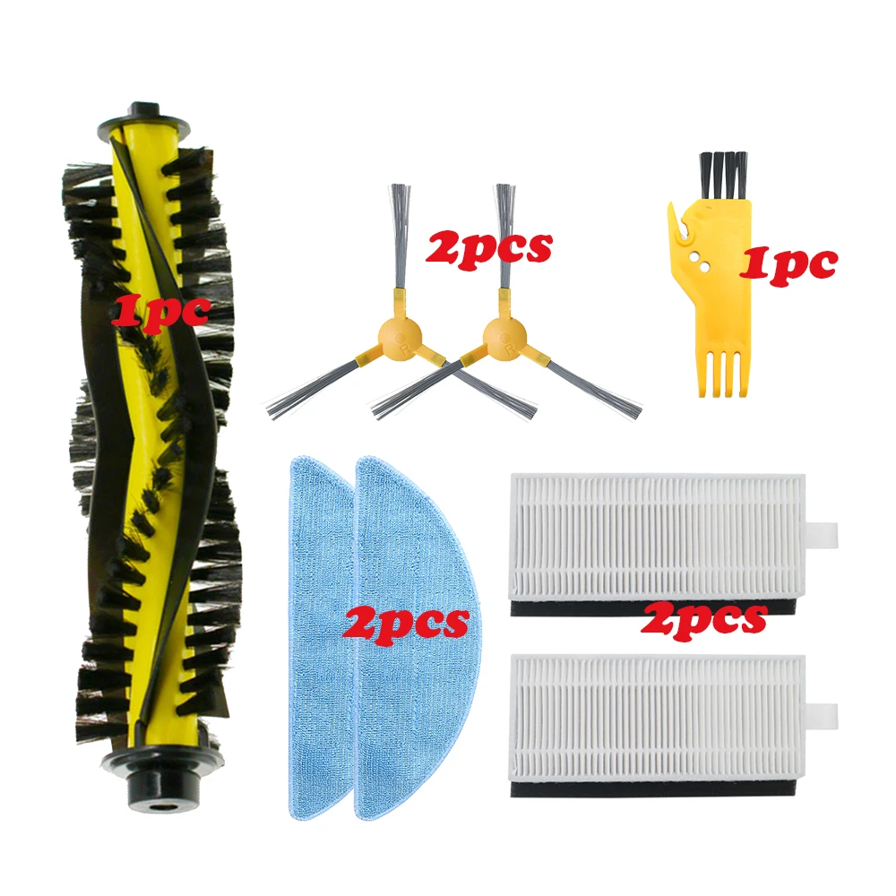 

For Mamibot Exvac660 Robot Vacuum Cleaner accessory Replacement Kit Side brush + Filter + Mop + Roller Brush