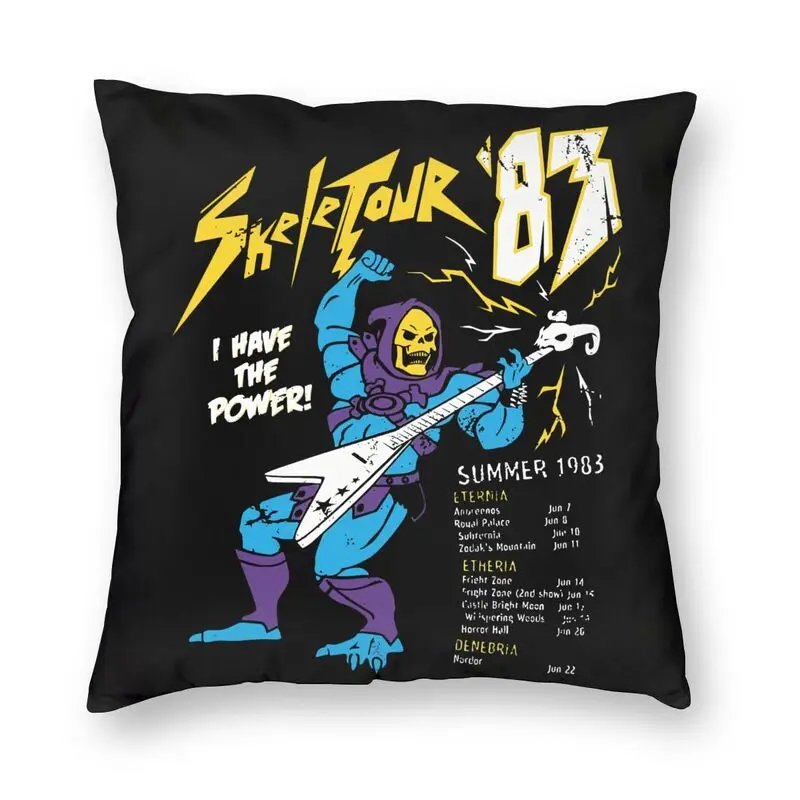 

Vibrant He-Man And The Masters Of The Universe Pillow Case Home Decorative Vintage Skeletour 83 Cushion Cover for Living Room