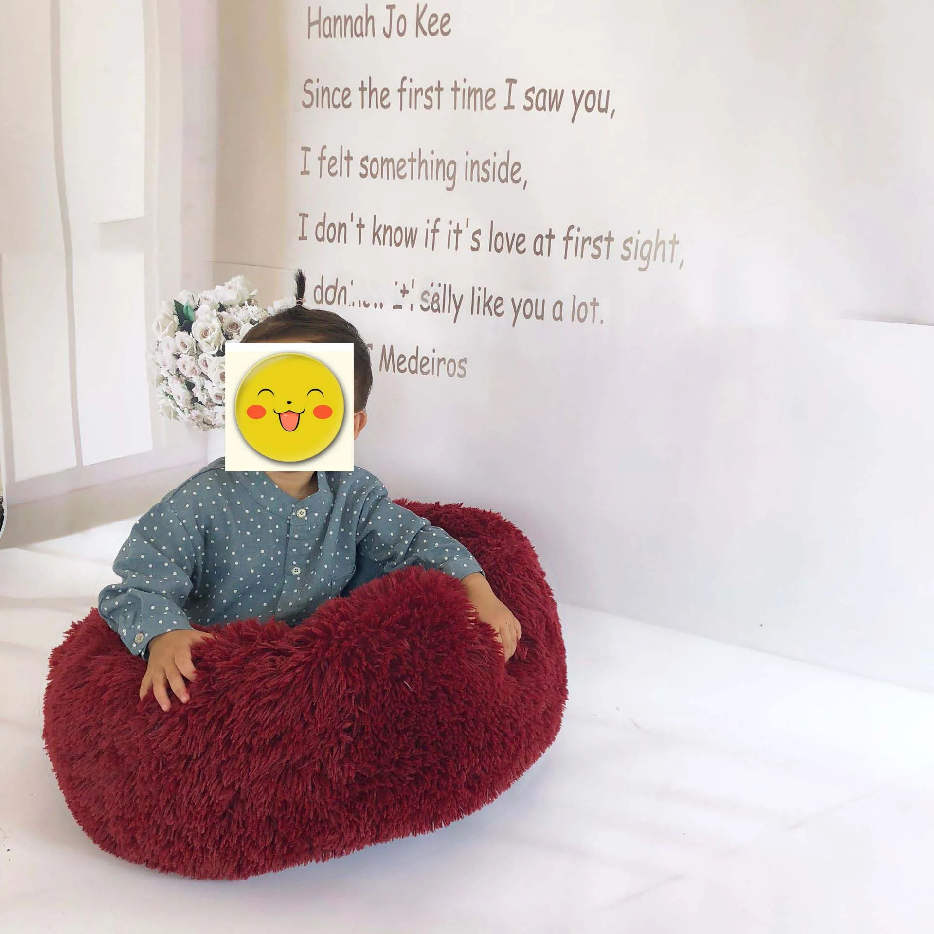 Удобная Успокаивающая кровать для собак круглый коврик теплый хлопковый матрац