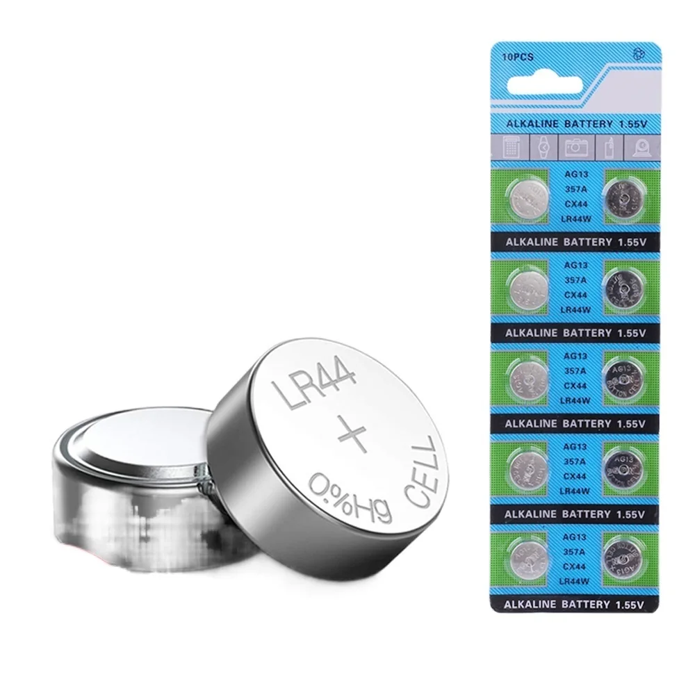 

2020 NEW 10pcs 30mAh 1.55V AG13 LR44 L1154 RW82 SR1154 SP76 pila SR44 Button Batteries For Watch Toys Remote Cell Coin Battery