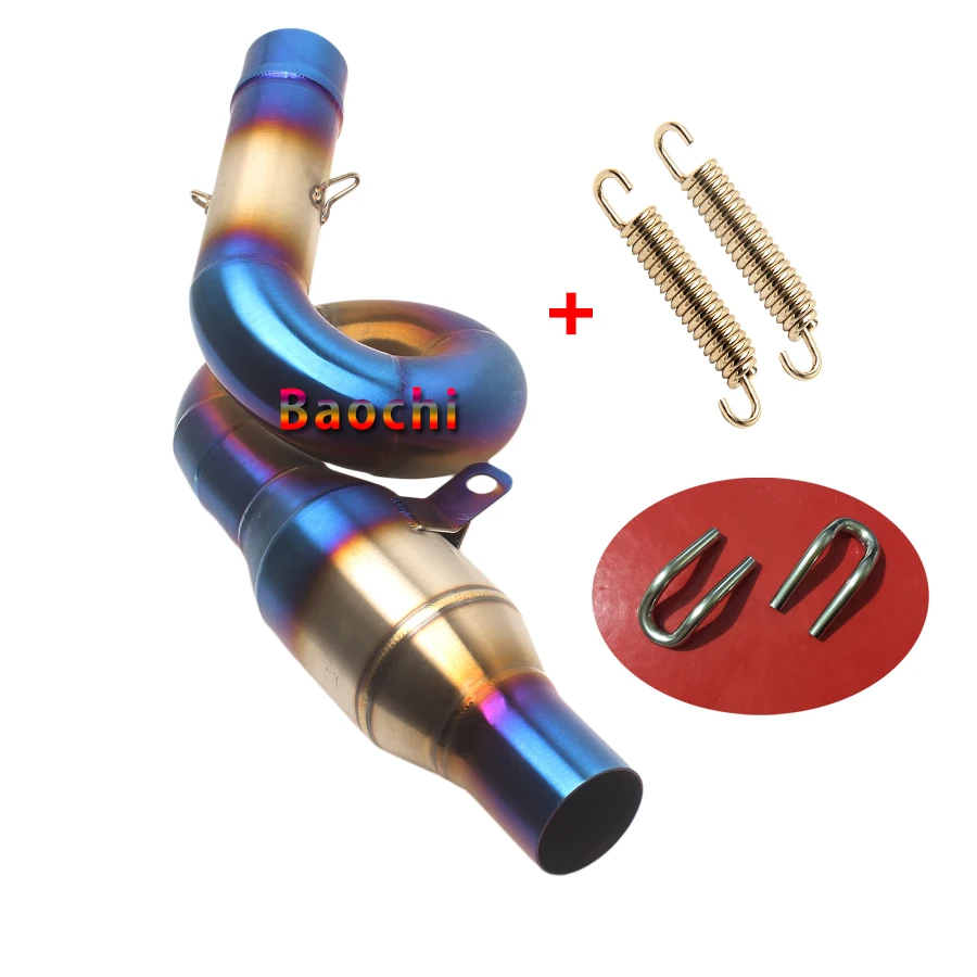 Выхлопная труба для мотоцикла выхлопная средней длины Соединительная слипоны