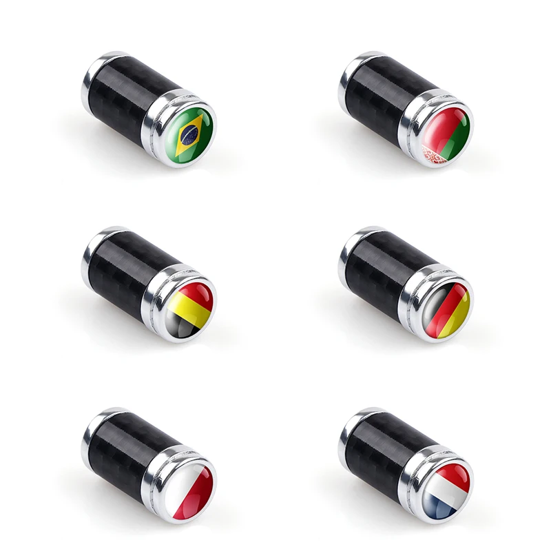 4 шт. автомобильные аксессуары эмблема национального флага Металлические