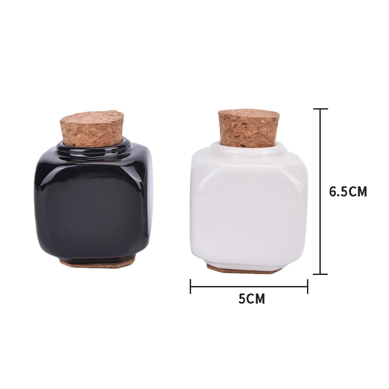 Фарфоровый материал белый/черный цвет акриловое стекло для дизайна ногтей