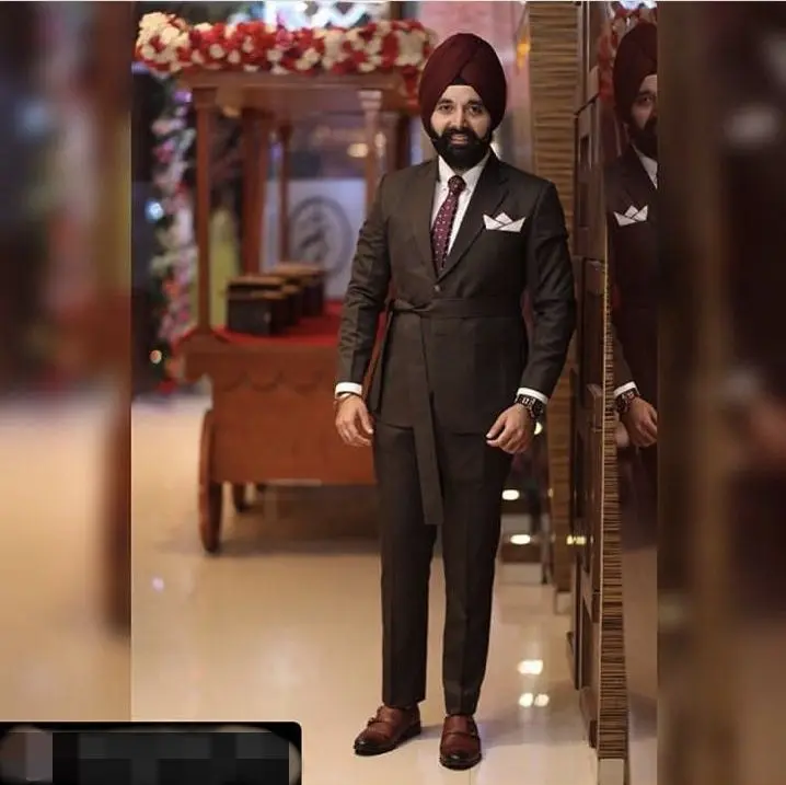 

Новый Африканский индийский дизайн, коричневые облегающие мужские костюмы, свадебные костюмы жениха смокинг для жениха, костюмы Terno, облегающий Блейзер Best Man для выпускного вечера