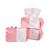 100 sheets of disposable cleaning wipes makeup remover soft cotton towels dry wet skincare roll paper