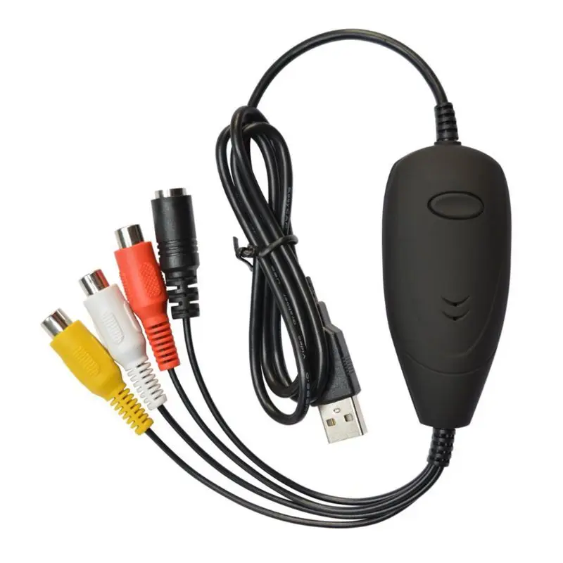 Адаптер Ezcap170 USB 2 0 для видеозахвата V8 Hi8 DVD VHS видеорегистратор конвертер|Карты