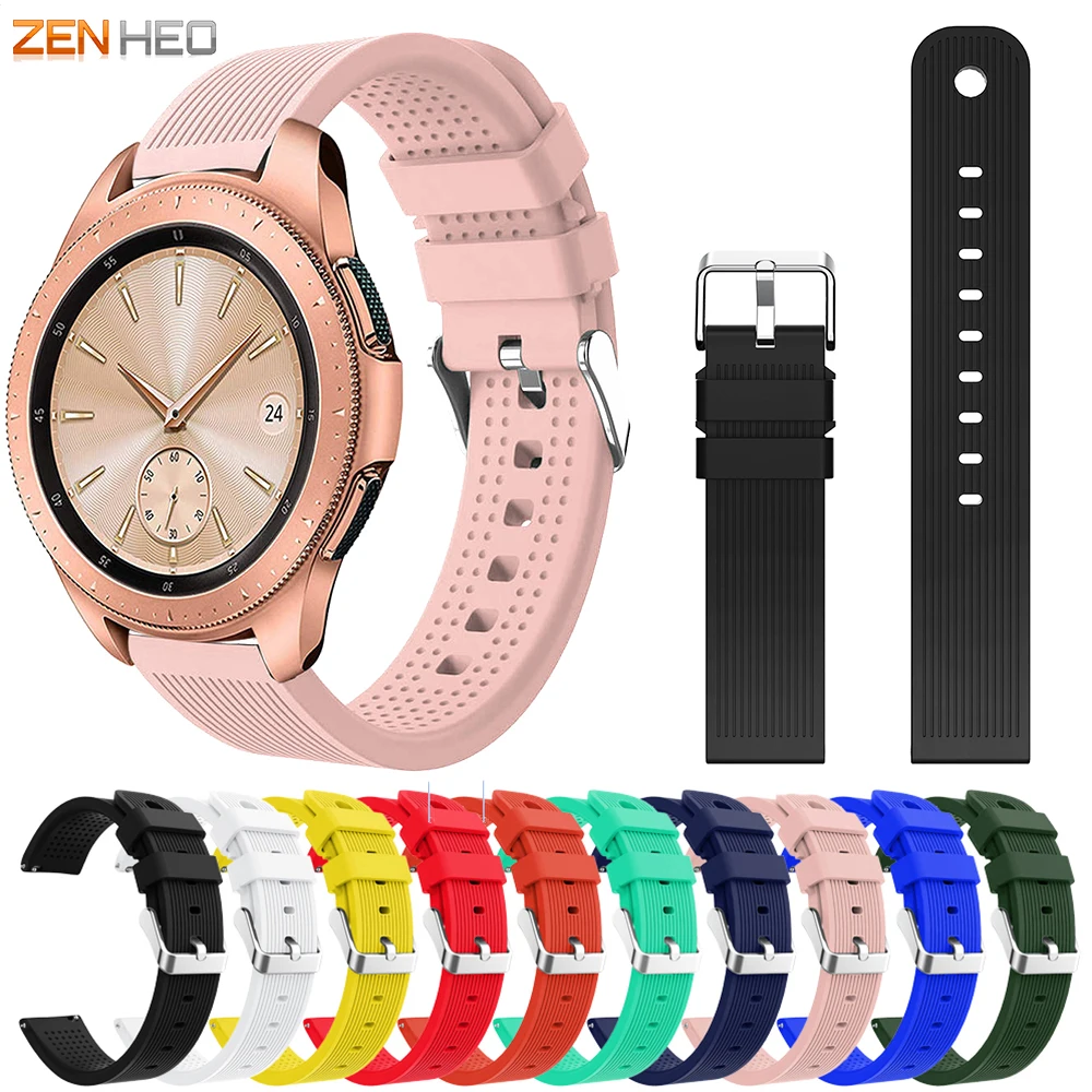 

20 мм силиконовый ремешок для часов Samsung Galaxy Watch 42 мм сменный ремешок для часов Samsung Galaxy Watch Active