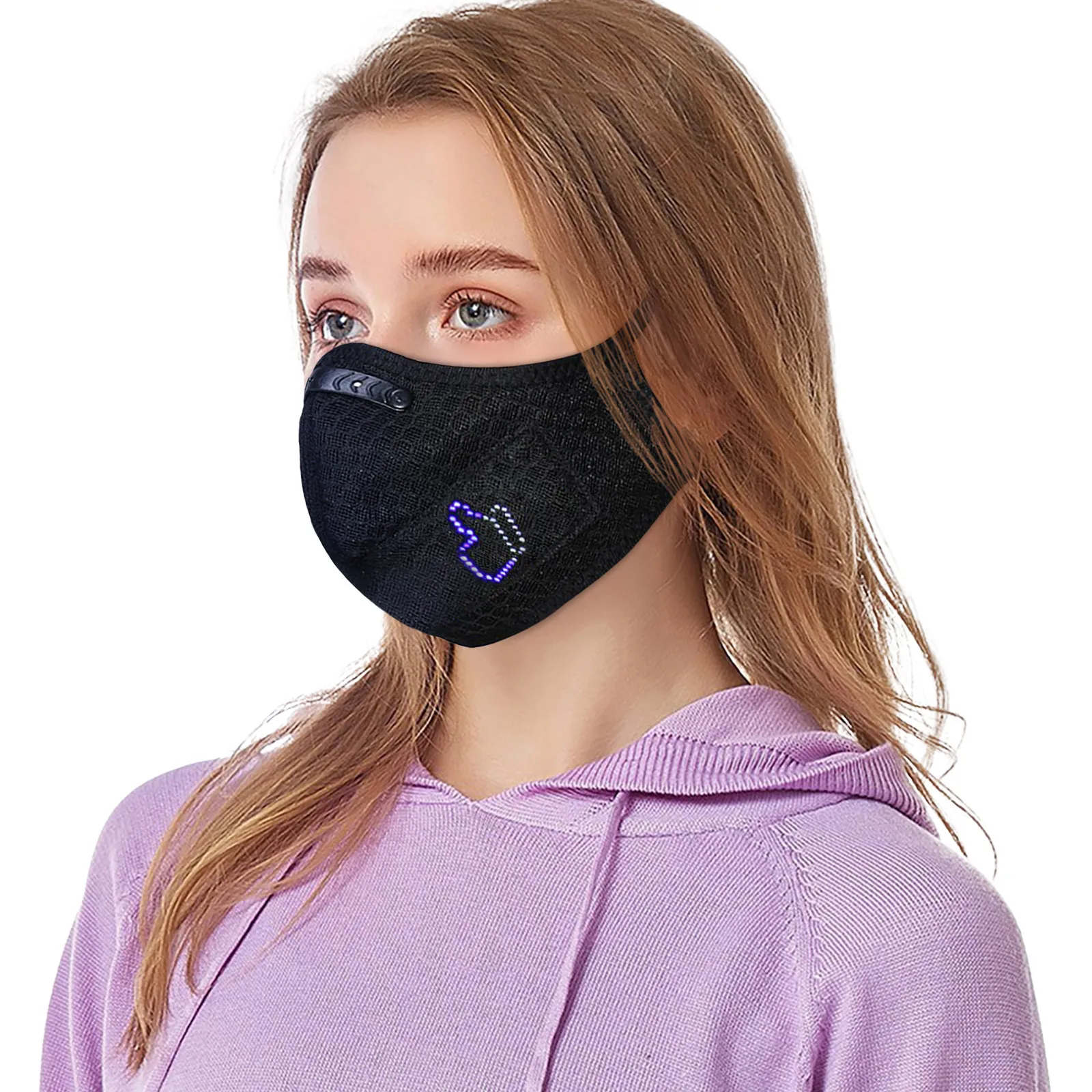 

Led Voice-activated Luminous Mask Fashion Mask Masquerade Festival Party Face Mask For Party Bar Atmosphere Props Mascarillas