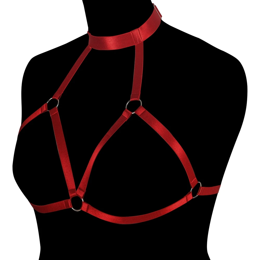 Готическая одежда женское нижнее белье чулки ремни с бретельками в виде
