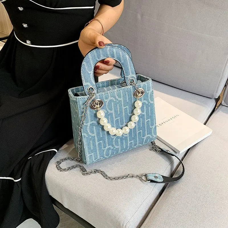 

Fashion Luxury brands bags for women 2020 printed pearl accessories women's handbag bolsos para mujer purses and handbags