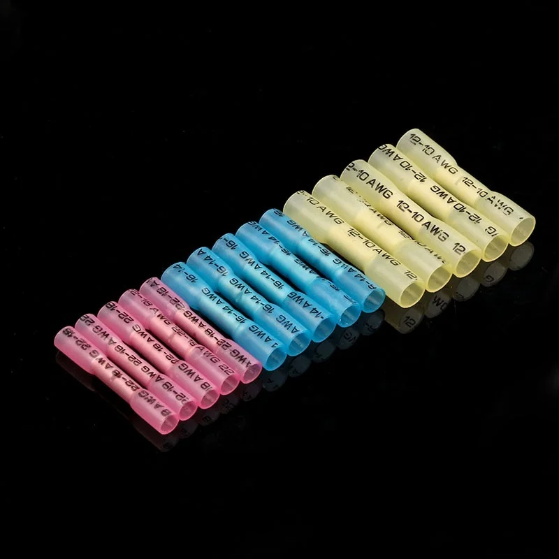 200pcs Heat Shrink Butt Connectors Kit Wire Crimping Terminal Crimp 0.5-6.0mm2 | Обустройство дома