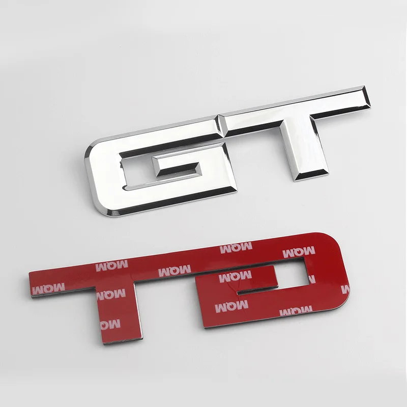 3D металлический автомобиль GT Logo Стикеры для Ford Mustang авто задний багажник