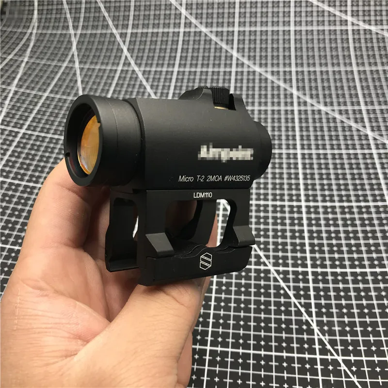 Тактический прицел с красной точкой 2MOA стандартный подсветкой Прицел Снайпера