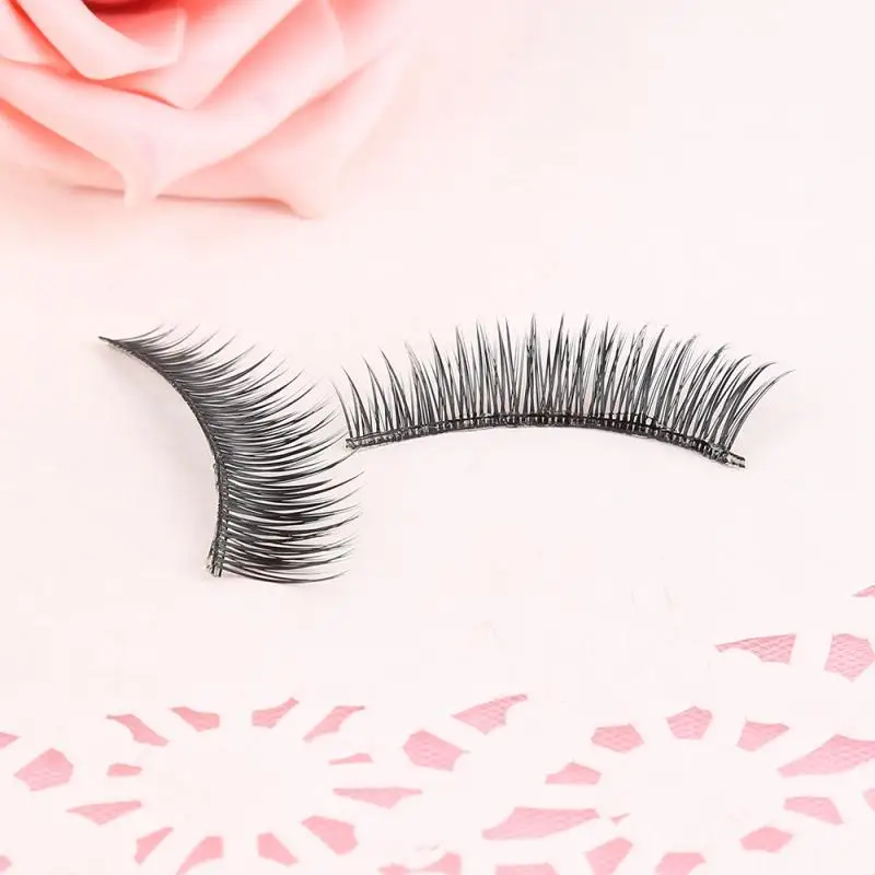 5 пар/компл. натуральный черный густые ресницы ручной работы Длинные разреженные