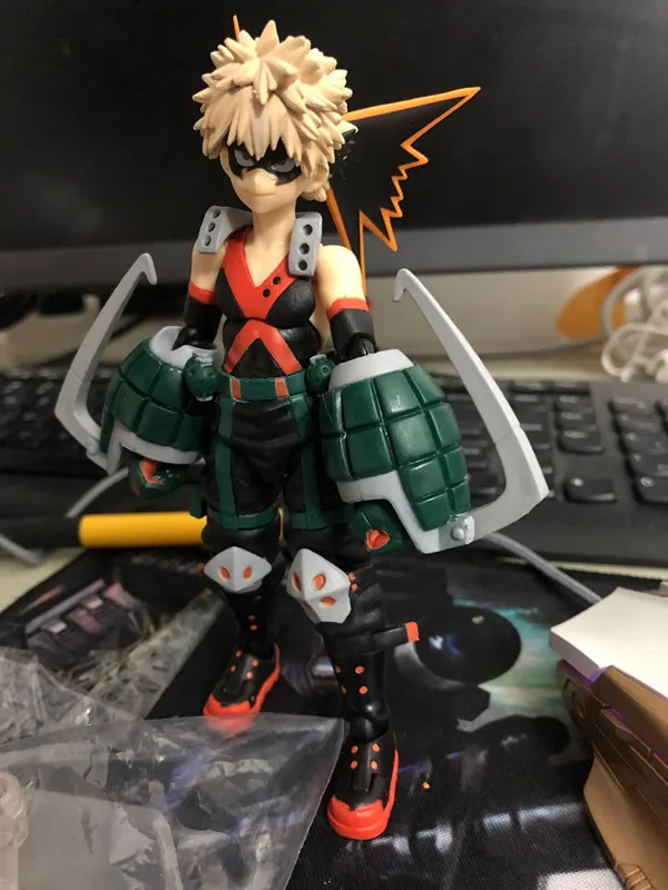 15 см новый стиль My Hero academic Bakugou Katsuki фигурка Figmar 443 подвижная Коллекция игрушек