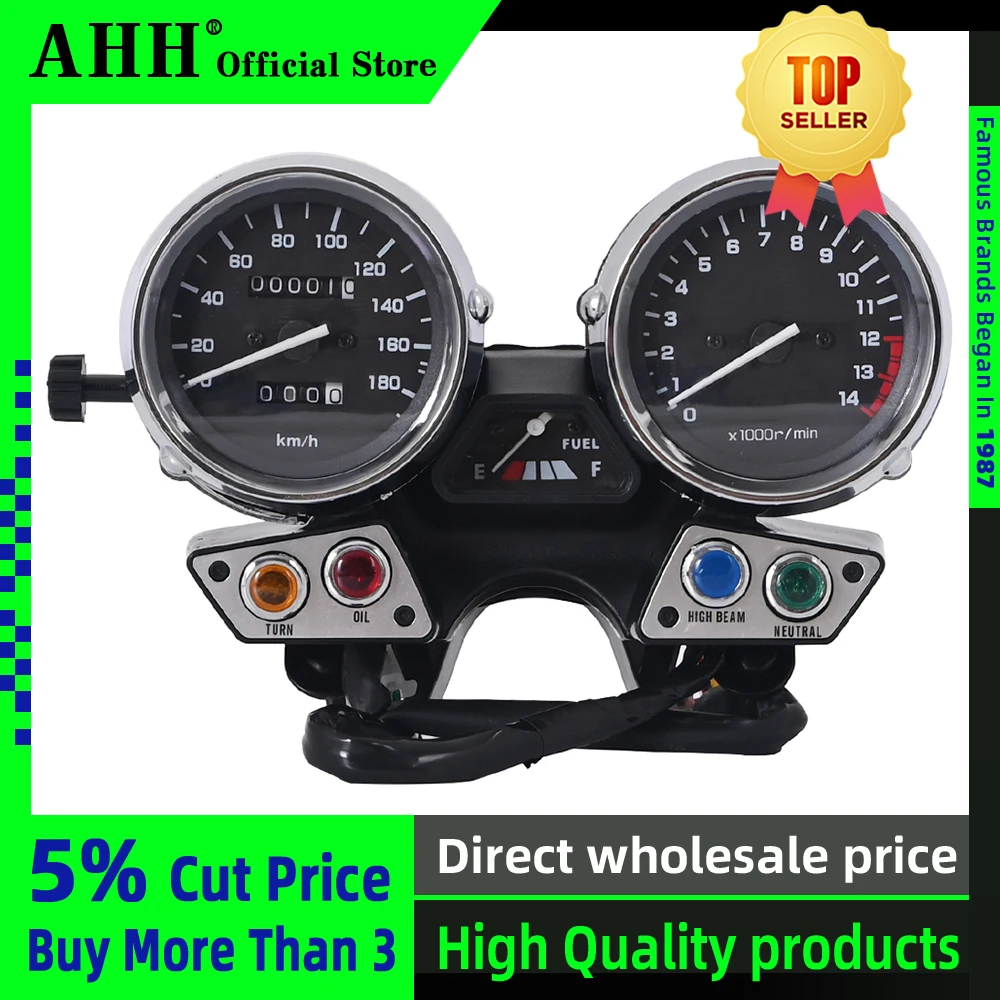 

AHH Instrument Assembly Gauges Meter Cluster Speedometer Odometer Tachometer For YAMAHA XJR400 XJR 400 1992 1993 1994 92 93 94