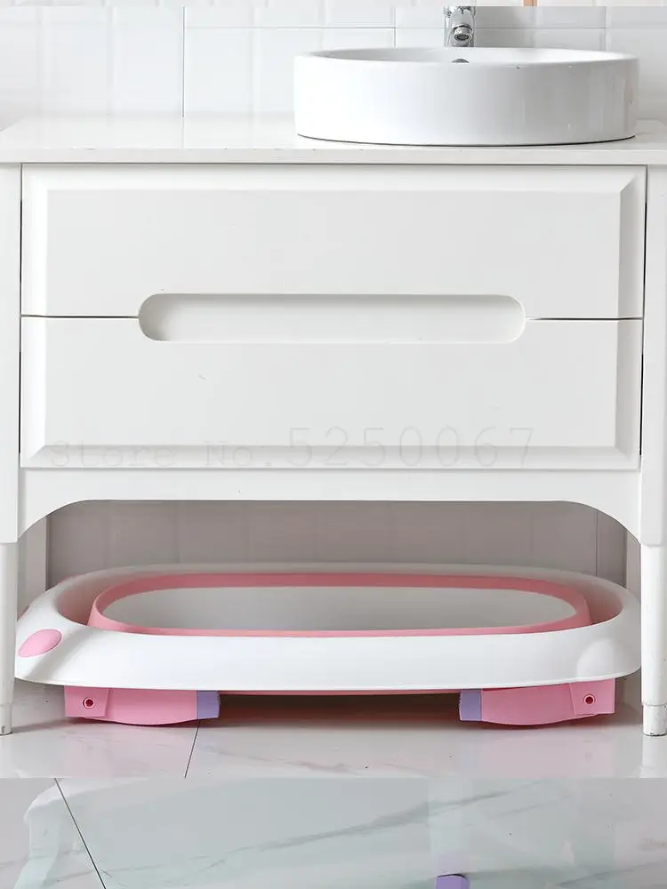 Складная Ванна для детей детская ванна может сидеть и лежать на больших детских