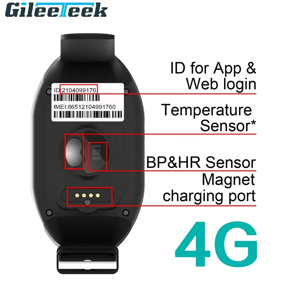 GPS-часы Traker RF-V48 GPS 4G GPS-трекер устройство SOS Браслет на кнопке браслет Аварийная
