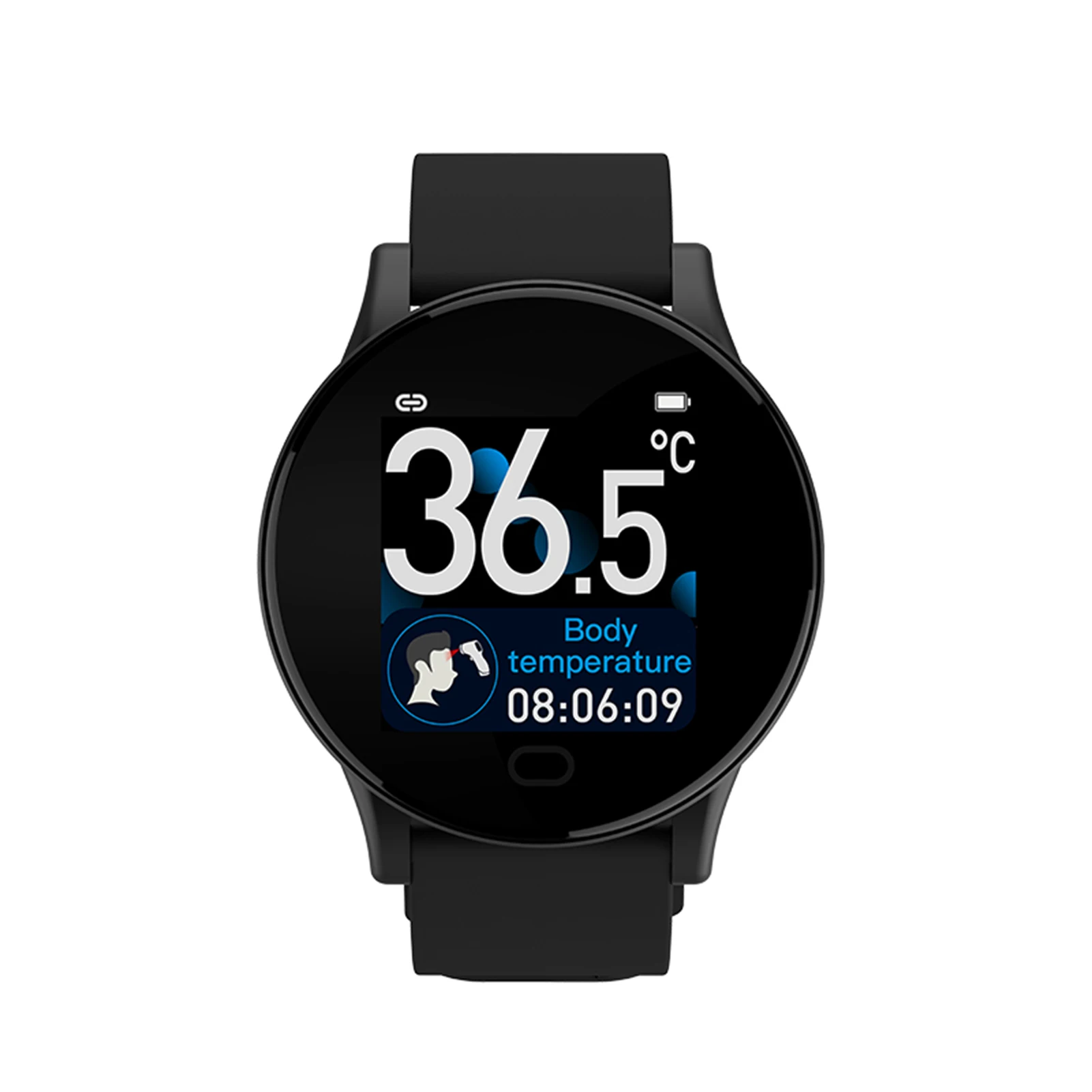 

GT3 Smart Watch Rechargeable Waterproof IP67 1.3 inch Full Round HD Screen Watch Health Monitor for IOS&Android