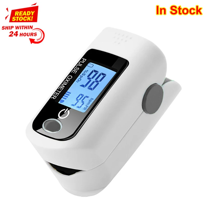 Пальчиковый Пульсоксиметр портативный монитор насыщения крови кислородом OLED