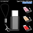 Переходник с USB Type C на Micro USB, кабель-преобразователь Type C USB 3,0, коннектор OTG, адаптер для планшета XiaomiHuaweiHTCOneplusLG